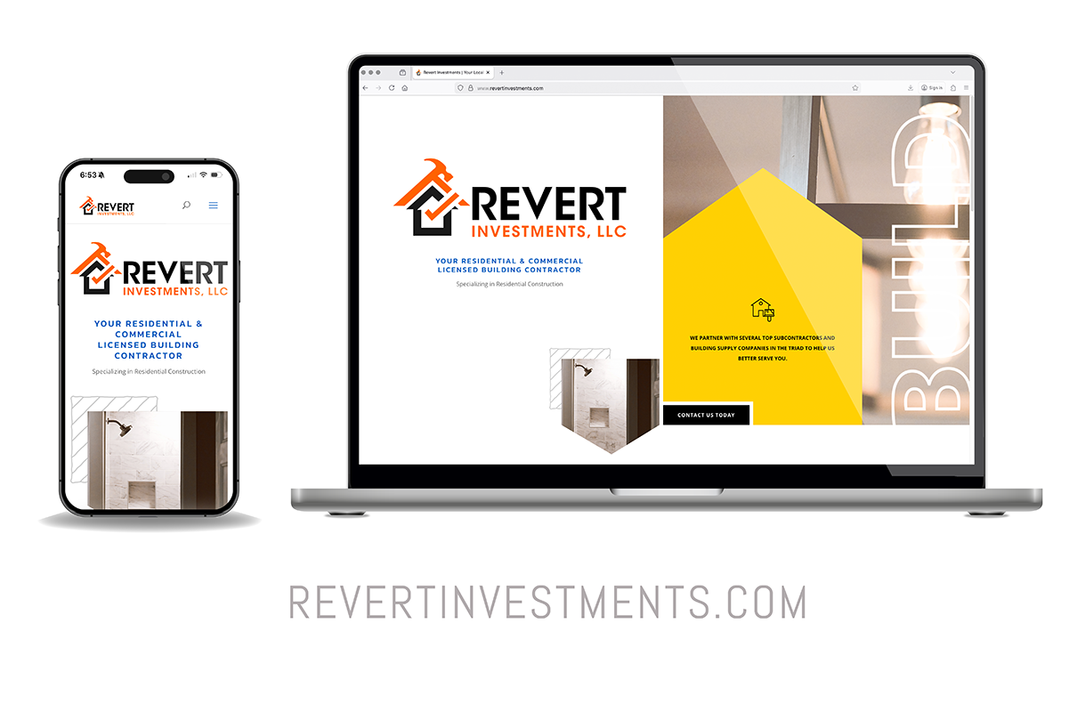 Revert Investments Website Design by KLICKdesign